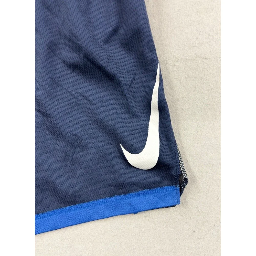 Nike Men's Navy Blue Athletic Basketball Shorts
